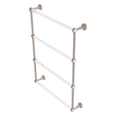  Pacific Beach Collection 4-Tier 24'' Ladder Towel Bar with Smooth Accent in Antique Pewter, 24-5/8'' W x 5'' D x 35-3/16'' H