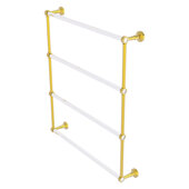  Pacific Beach Collection 4-Tier 30'' Ladder Towel Bar with Smooth Accent in Polished Brass, 32-5/8'' W x 5'' D x 35-3/16'' H