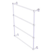  Pacific Beach Collection 4-Tier 30'' Ladder Towel Bar with Smooth Accent in Satin Chrome, 32-5/8'' W x 5'' D x 35-3/16'' H