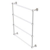  Pacific Beach Collection 4-Tier 30'' Ladder Towel Bar with Smooth Accent in Satin Nickel, 32-5/8'' W x 5'' D x 35-3/16'' H