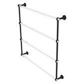  Pacific Beach Collection 4-Tier 36'' Ladder Towel Bar with Smooth Accent in Oil Rubbed Bronze, 38-5/8'' W x 5'' D x 35-3/16'' H