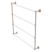  Pacific Beach Collection 4-Tier 36'' Ladder Towel Bar with Smooth Accent in Antique Pewter, 38-5/8'' W x 5'' D x 35-3/16'' H