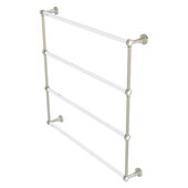  Pacific Beach Collection 4-Tier 36'' Ladder Towel Bar with Smooth Accent in Polished Nickel, 38-5/8'' W x 5'' D x 35-3/16'' H