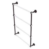  Pacific Beach Collection 4-Tier 24'' Ladder Towel Bar with Dotted Accents in Antique Bronze, 24-5/8'' W x 5'' D x 35-3/16'' H