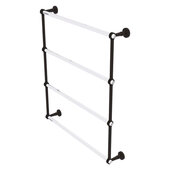  Pacific Beach Collection 4-Tier 30'' Ladder Towel Bar with Dotted Accents in Oil Rubbed Bronze, 32-5/8'' W x 5'' D x 35-3/16'' H
