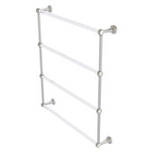  Pacific Beach Collection 4-Tier 30'' Ladder Towel Bar with Dotted Accents in Satin Nickel, 32-5/8'' W x 5'' D x 35-3/16'' H