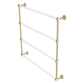  Pacific Beach Collection 4-Tier 36'' Ladder Towel Bar with Dotted Accents in Satin Brass, 38-5/8'' W x 5'' D x 35-3/16'' H