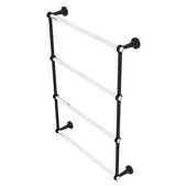  Pacific Beach Collection 4-Tier 24'' Ladder Towel Bar with Grooved Accents in Oil Rubbed Bronze, 24-5/8'' W x 5'' D x 35-3/16'' H