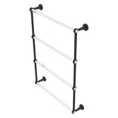  Pacific Beach Collection 4-Tier 24'' Ladder Towel Bar with Grooved Accents in Venetian Bronze, 24-5/8'' W x 5'' D x 35-3/16'' H
