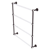  Pacific Beach Collection 4-Tier 30'' Ladder Towel Bar with Grooved Accents in Antique Bronze, 32-5/8'' W x 5'' D x 35-3/16'' H