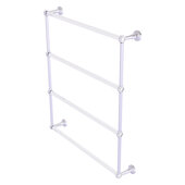  Pacific Beach Collection 4-Tier 30'' Ladder Towel Bar with Grooved Accents in Polished Chrome, 32-5/8'' W x 5'' D x 35-3/16'' H
