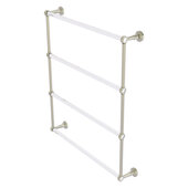  Pacific Beach Collection 4-Tier 30'' Ladder Towel Bar with Grooved Accents in Polished Nickel, 32-5/8'' W x 5'' D x 35-3/16'' H
