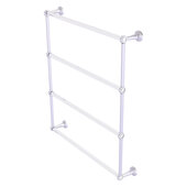 Pacific Beach Collection 4-Tier 30'' Ladder Towel Bar with Grooved Accents in Satin Chrome, 32-5/8'' W x 5'' D x 35-3/16'' H
