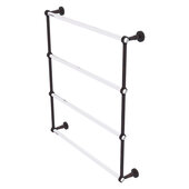  Pacific Beach Collection 4-Tier 30'' Ladder Towel Bar with Grooved Accents in Venetian Bronze, 32-5/8'' W x 5'' D x 35-3/16'' H