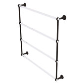  Pacific Beach Collection 4-Tier 36'' Ladder Towel Bar with Grooved Accents in Oil Rubbed Bronze, 38-5/8'' W x 5'' D x 35-3/16'' H