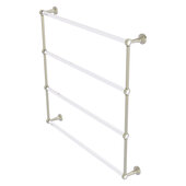  Pacific Beach Collection 4-Tier 36'' Ladder Towel Bar with Grooved Accents in Polished Nickel, 38-5/8'' W x 5'' D x 35-3/16'' H