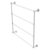  Pacific Beach Collection 4-Tier 36'' Ladder Towel Bar with Grooved Accents in Satin Nickel, 38-5/8'' W x 5'' D x 35-3/16'' H