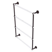  Pacific Beach Collection 4-Tier 24'' Ladder Towel Bar with Twisted Accents in Antique Bronze, 24-5/8'' W x 5'' D x 35-3/16'' H
