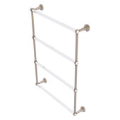  Pacific Beach Collection 4-Tier 24'' Ladder Towel Bar with Twisted Accents in Antique Pewter, 24-5/8'' W x 5'' D x 35-3/16'' H