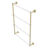  Pacific Beach Collection 4-Tier 24'' Ladder Towel Bar with Twisted Accents in Satin Brass, 24-5/8'' W x 5'' D x 35-3/16'' H