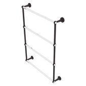  Pacific Beach Collection 4-Tier 24'' Ladder Towel Bar with Twisted Accents in Venetian Bronze, 24-5/8'' W x 5'' D x 35-3/16'' H