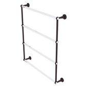  Pacific Beach Collection 4-Tier 30'' Ladder Towel Bar with Twisted Accents in Antique Bronze, 32-5/8'' W x 5'' D x 35-3/16'' H