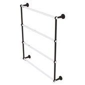  Pacific Beach Collection 4-Tier 30'' Ladder Towel Bar with Twisted Accents in Oil Rubbed Bronze, 32-5/8'' W x 5'' D x 35-3/16'' H