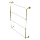  Pacific Beach Collection 4-Tier 30'' Ladder Towel Bar with Twisted Accents in Satin Brass, 32-5/8'' W x 5'' D x 35-3/16'' H