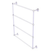  Pacific Beach Collection 4-Tier 30'' Ladder Towel Bar with Twisted Accents in Satin Chrome, 32-5/8'' W x 5'' D x 35-3/16'' H