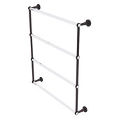  Pacific Beach Collection 4-Tier 30'' Ladder Towel Bar with Twisted Accents in Venetian Bronze, 32-5/8'' W x 5'' D x 35-3/16'' H