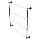  Pacific Beach Collection 4-Tier 36'' Ladder Towel Bar with Twisted Accents in Antique Bronze, 38-5/8'' W x 5'' D x 35-3/16'' H