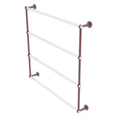  Pacific Beach Collection 4-Tier 36'' Ladder Towel Bar with Twisted Accents in Antique Copper, 38-5/8'' W x 5'' D x 35-3/16'' H