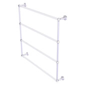 Pacific Beach Collection 4-Tier 36'' Ladder Towel Bar with Twisted Accents in Satin Chrome, 38-5/8'' W x 5'' D x 35-3/16'' H
