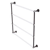  Pacific Beach Collection 4-Tier 36'' Ladder Towel Bar with Twisted Accents in Venetian Bronze, 38-5/8'' W x 5'' D x 35-3/16'' H