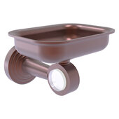  Pacific Beach Collection Wall Mounted Soap Dish Holder with Smooth Accent in Antique Copper, 4-3/8'' W x 3-5/16'' D x 5'' H