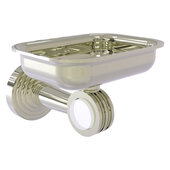  Pacific Beach Collection Wall Mounted Soap Dish Holder with Dotted Accents in Polished Nickel, 4-3/8'' W x 3-5/16'' D x 5'' H