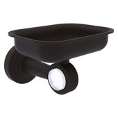  Pacific Beach Collection Wall Mounted Soap Dish Holder with Grooved Accents in Oil Rubbed Bronze, 4-3/8'' W x 3-5/16'' D x 5'' H