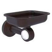  Pacific Beach Collection Wall Mounted Soap Dish Holder with Grooved Accents in Venetian Bronze, 4-3/8'' W x 3-5/16'' D x 5'' H