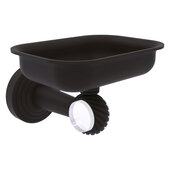  Pacific Beach Collection Wall Mounted Soap Dish Holder with Twisted Accents in Oil Rubbed Bronze, 4-3/8'' W x 3-5/16'' D x 5'' H
