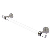  Pacific Beach Collection 18'' Towel Bar with Smooth Accent in Satin Nickel, 22'' W x 2-3/16'' D x 4'' H
