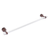  Pacific Beach Collection 30'' Shower Door Towel Bar with Dotted Accents in Antique Copper, 34'' W x 5-5/16'' D x 2-5/16'' H
