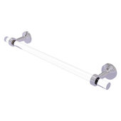  Pacific Beach Collection 18'' Towel Bar with Grooved Accents in Polished Chrome, 22'' W x 2-3/16'' D x 4'' H