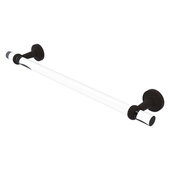  Pacific Beach Collection 18'' Towel Bar with Twisted Accents in Oil Rubbed Bronze, 22'' W x 2-3/16'' D x 4'' H