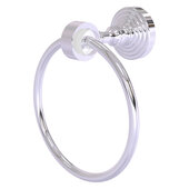  Pacific Grove Collection Towel Ring with Smooth Accent in Polished Chrome, 6'' Diameter x 4'' D x 7-3/16'' H
