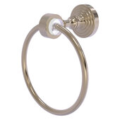  Pacific Grove Collection Towel Ring with Smooth Accent in Antique Pewter, 6'' Diameter x 4'' D x 7-3/16'' H
