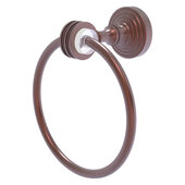  Pacific Grove Collection Towel Ring with Dotted Accents in Antique Copper, 6'' Diameter x 4'' D x 7-3/16'' H