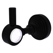 Pacific Grove Collection Robe Hook with Smooth Accent in Matte Black, 2-1/4'' Diameter x 4'' D x 3-1/8'' H