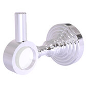  Pacific Grove Collection Robe Hook with Smooth Accent in Polished Chrome, 2-1/4'' Diameter x 4'' D x 3-1/8'' H