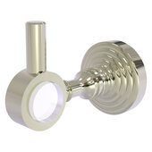  Pacific Grove Collection Robe Hook with Smooth Accent in Polished Nickel, 2-1/4'' Diameter x 4'' D x 3-1/8'' H