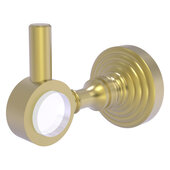  Pacific Grove Collection Robe Hook with Smooth Accent in Satin Brass, 2-1/4'' Diameter x 4'' D x 3-1/8'' H